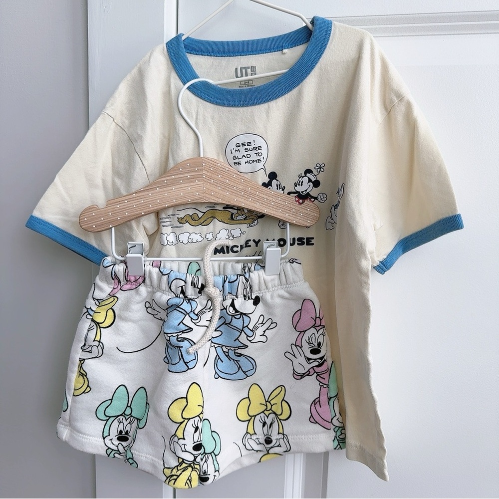 Disney Cream and Blue Mickey Mouse Outfit